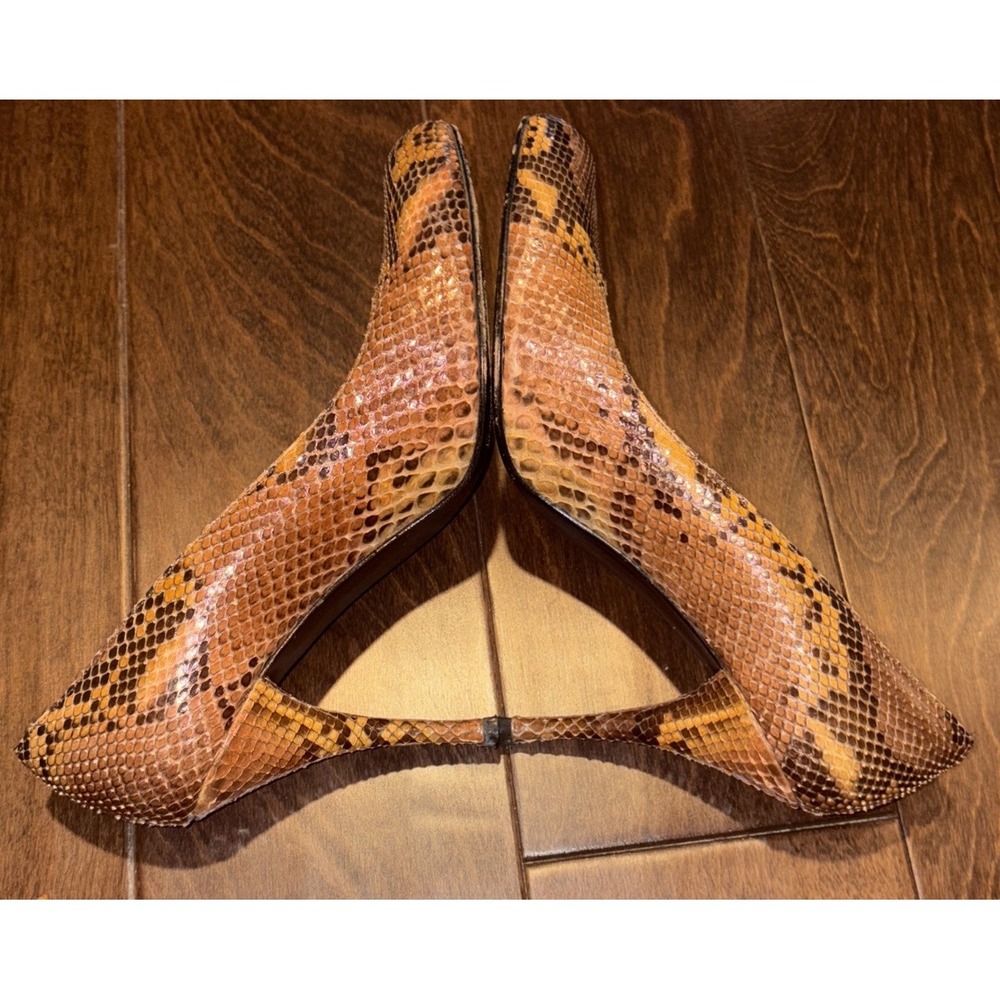 Stuart Weitzman Python Heels Size‎ 8 - image 3